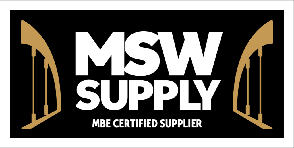 MSW Full color logo white on black